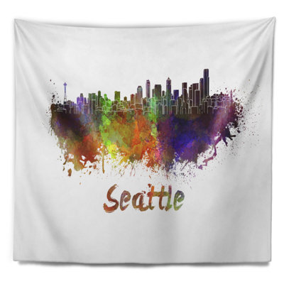 Seattle skyline tapisserie Cityscape