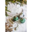 Boule de Noël décorative en forme de boule suspendue en verre D3.9 ", ensemble de 6