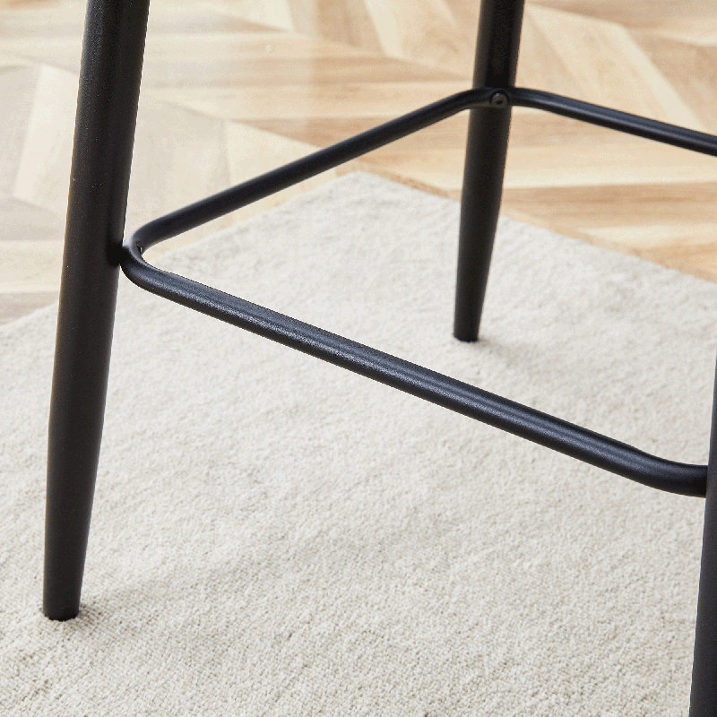 Chaise de bar Modern Modern, Noir, Noir