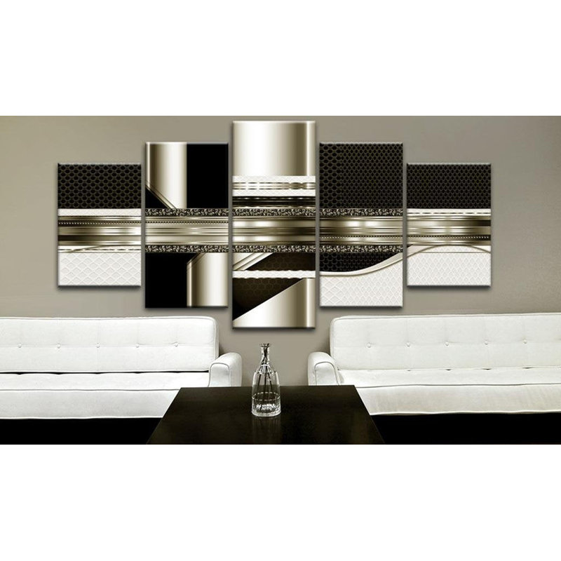 " Golden Line " 5 - Pieces, 40" H x 80" W x 0.7" D