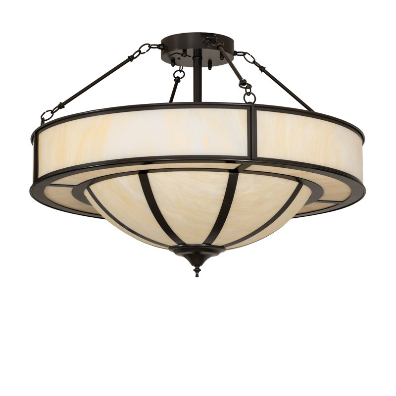 Luminaire suspendu inversé 36 po de large Toulouse
