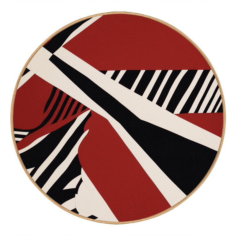 Tapis céleste braise, Rond 4 pi