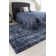 Abrienne Soft Shiny Modern Blue/Black Rug