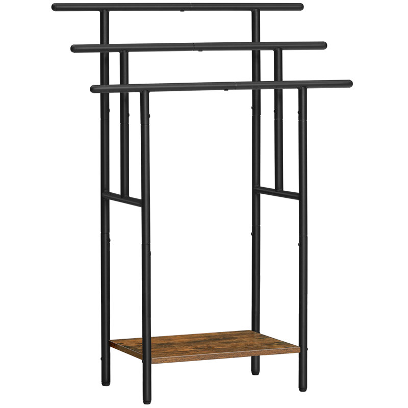 Porte-serviettes autoportant de 39,4 po de hauteur pour salle de bain