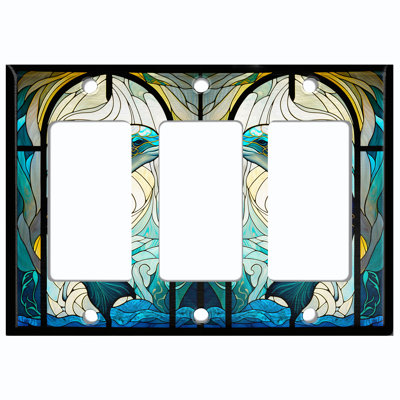 3 - Gang Rocker Standard Wall Plate
