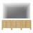 Adora Modern 9 Drawer Dresser TV Stand For Tvs Up To 100 Inch, Cruved Entertainment Center, Wood TV Console With Storage For Living Room-623684727