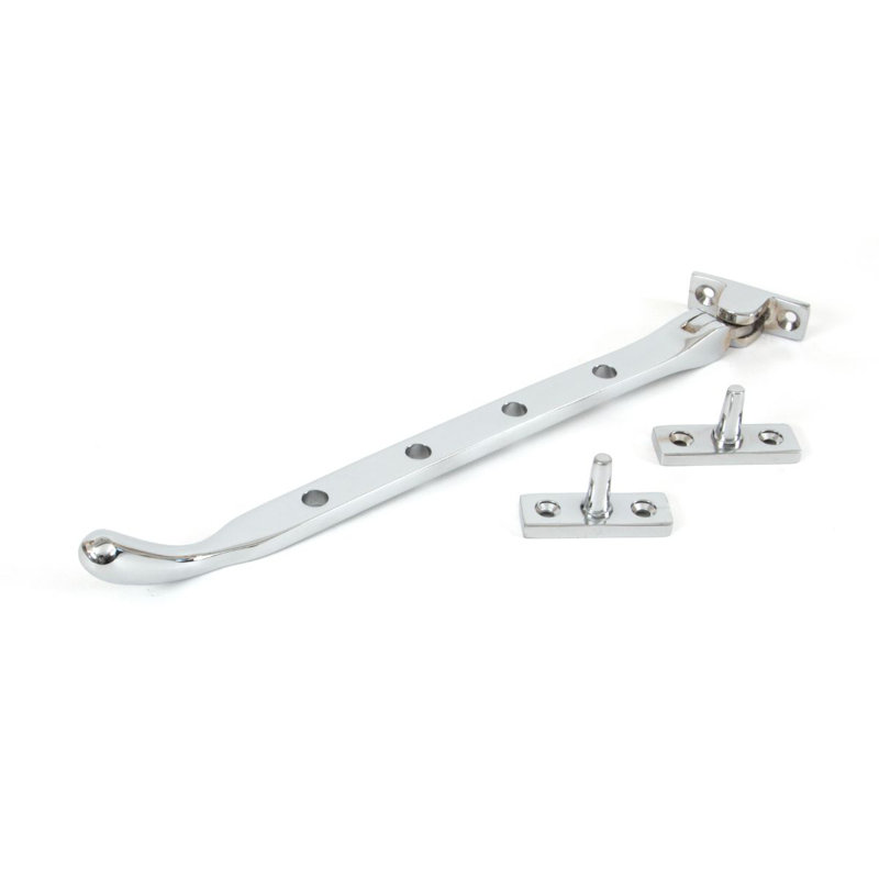 Peardrop Stay Door Accessory, Polished Chrome