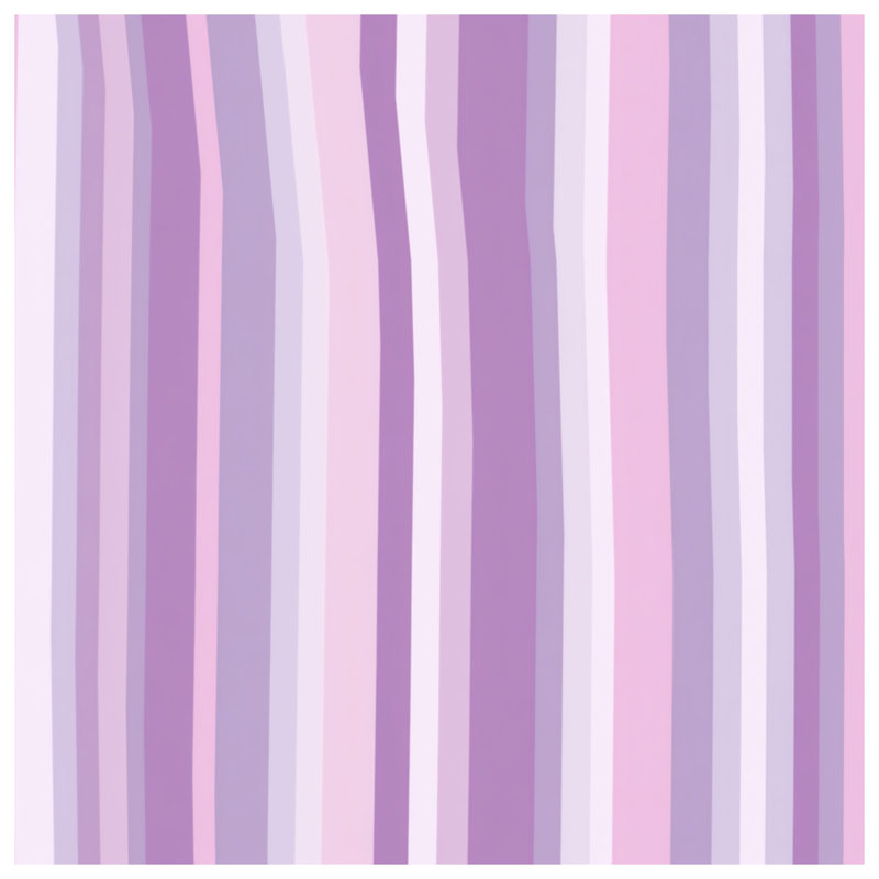 Rideau de douche mauve à rayures - motif de salle de bain moderne, L 70 po x H 84 po