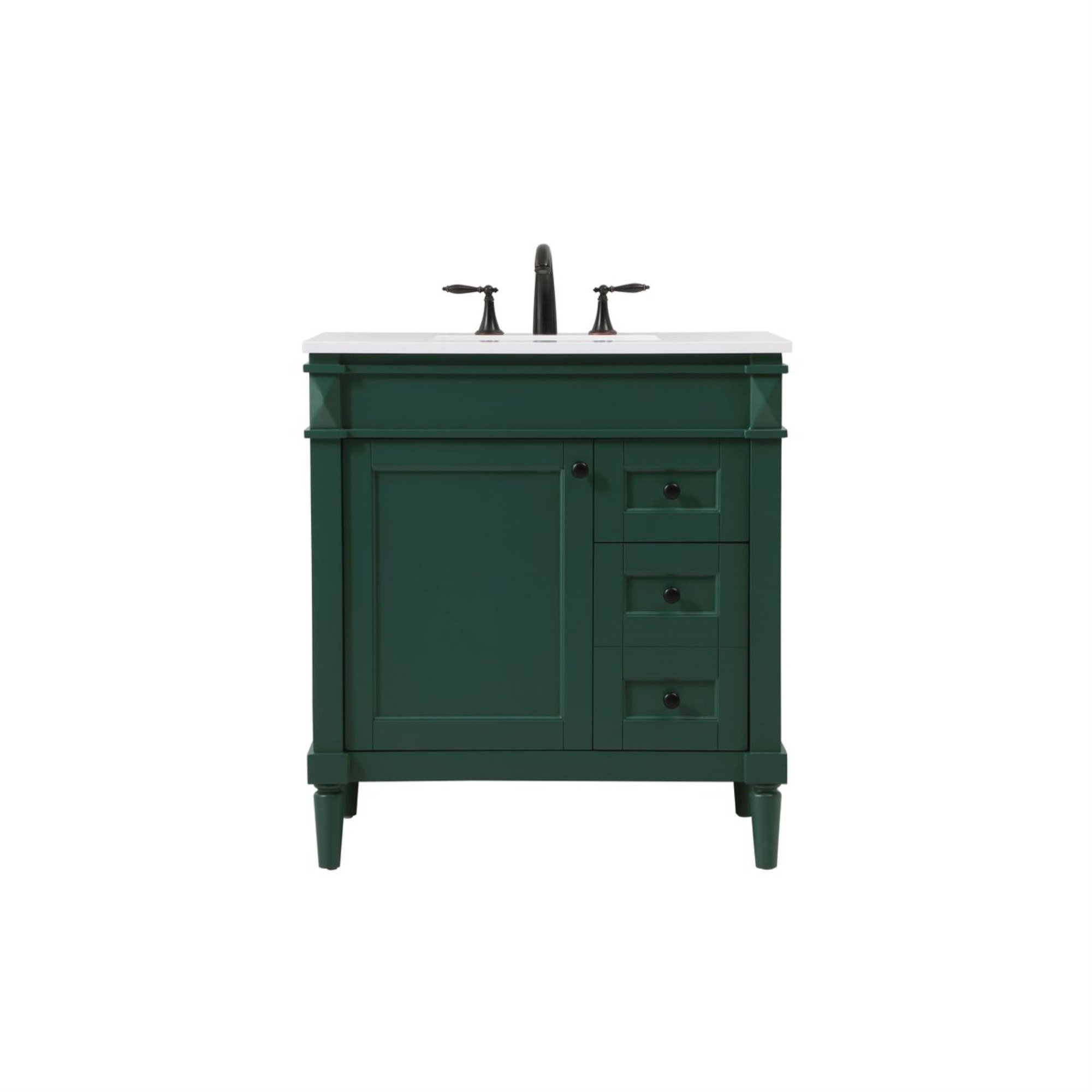 Readington 32'' Single Bathroom Vanity, Green