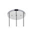 Luminaire suspendu conique 3 lumières grappe Sequim-530937353
