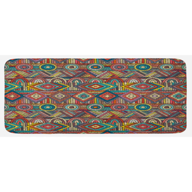 Tapis de cuisine Aztec