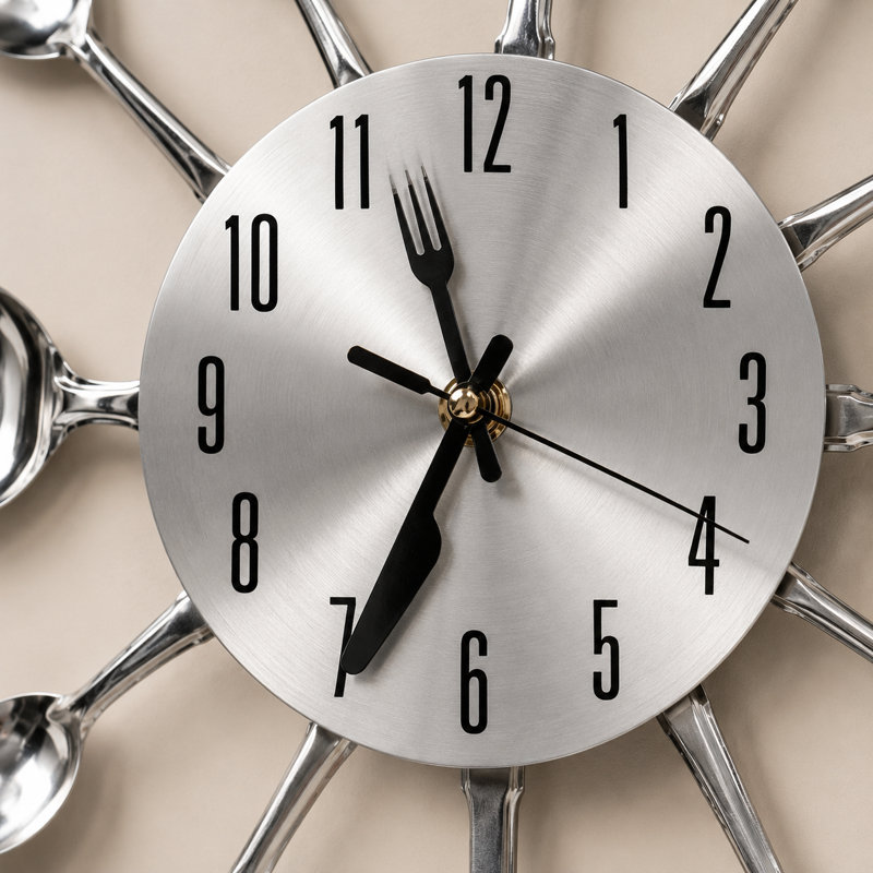 16 Inch Cutlery Kitchen Wall Clock