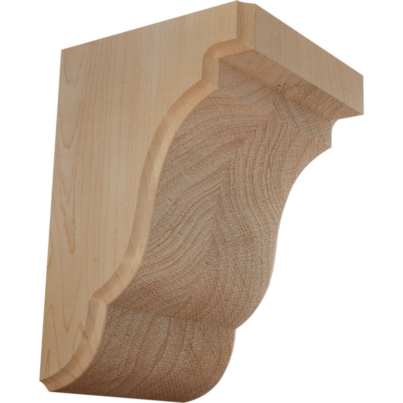 Support Bedford, Érable, 5,25 po X P 5 po X P 7,5 po H