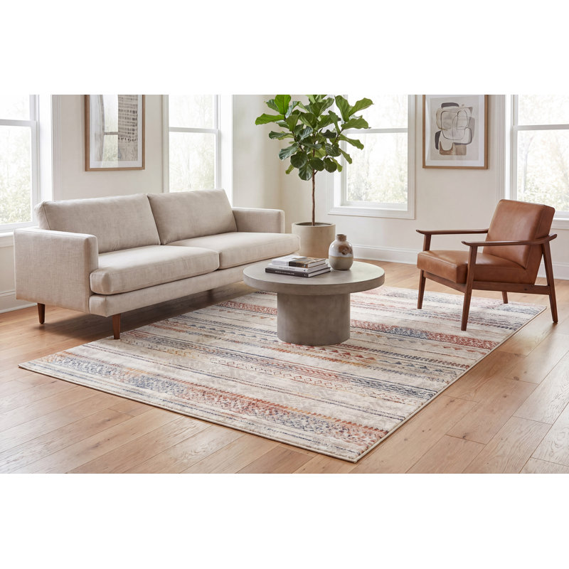 Owings Geometric Indoor Rug, Rectangle 7'10" x 10'