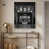 White Floater Framed