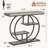 41.3" Industrial Sofa Console Table With 2-Tier Storage Shelves-335230748
