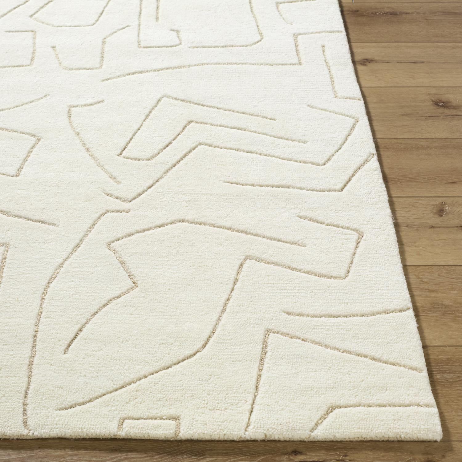 Lorette Hand-Tufted Abstract Rug, Rectangle 9' x 12'