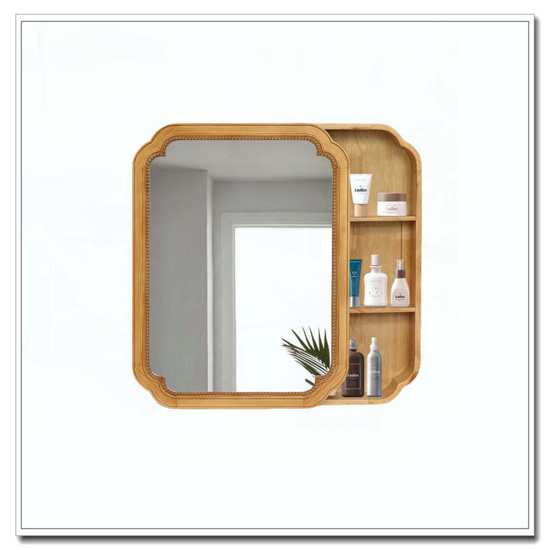 Miroir mural en bois 31,5 "x 23,82"