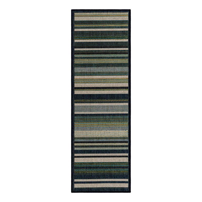 Tavon Striped Indoor / Outdoor Rug, Runner 2' x 5'11"