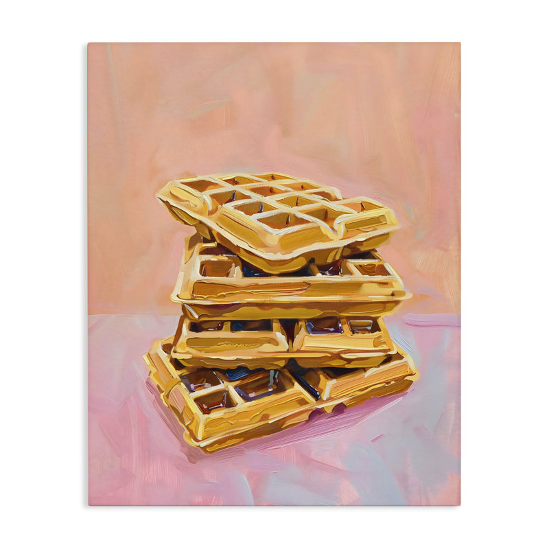 Stack of Fluffy Waffles Canvas, design par The Prints Vibe, 20 x 16