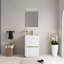 Meuble-lavabo autoportant 24 po avec lavabo, meuble-lavabo avec comptoir en résine de pierre et tiroirs à fermeture en douceur 24 po-57197835