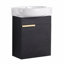 Meuble-lavabo à fermeture en douceur avec lavabo-518753469