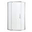 Porte de douche 34-1 / 8 "X 72" Cabine de douche semi-sans cadre à charnière