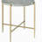 Grey champagne round side table