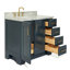 ARIEL TAYLOR 37 IN LEFT OFFSET RECTANGLE SINK VANITY-414248476-448757063-414248929