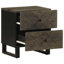 Benjamyn 40cm W Metal Bedside Table