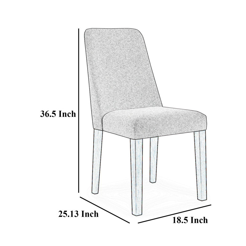 Ensemble de 2 chaises d'appoint Jeyn, Bleu