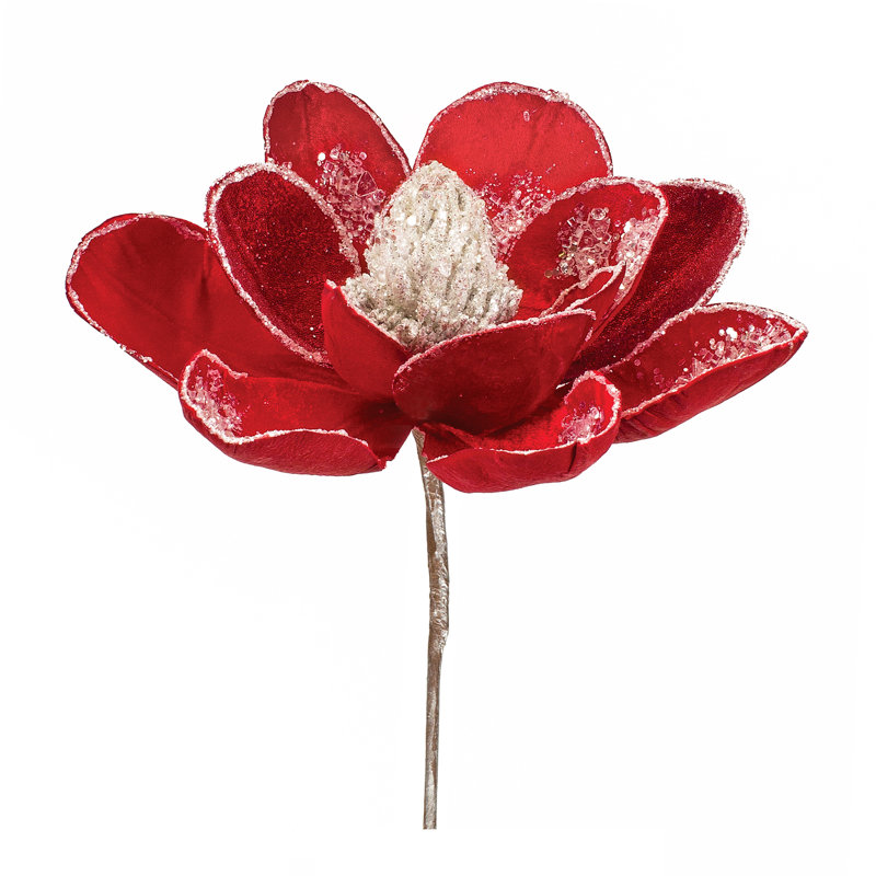 Tiges, buissons et sprays de magnolia, Rouge