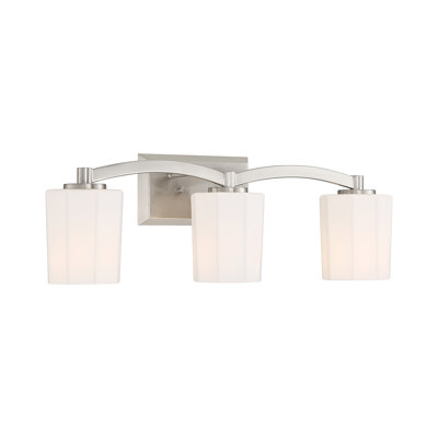  Luminaire pour meuble-lavabo de salle de bain 3 lumières Whitney