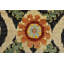 Tapis oriental en laine beige moderne noué à la main 7 pi 10 po x 13 pi Suzani Ziegler