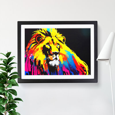 Lion Splash Vol.3 - Single Picture Frame Print