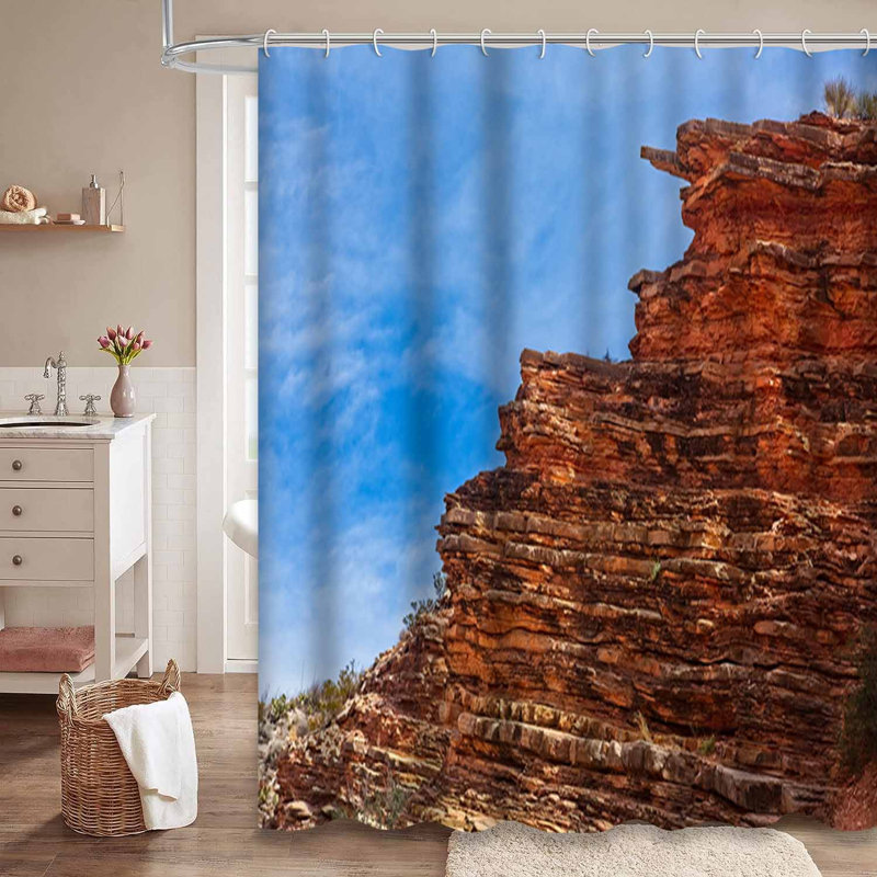 Pierres couleurs du sud-ouest colorées du désert avec 12 crochets, L 72 po x l 84 po