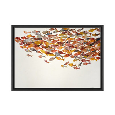 «Heatwave» par Norman Wyatt Jr. - peinture à cadre flottant
