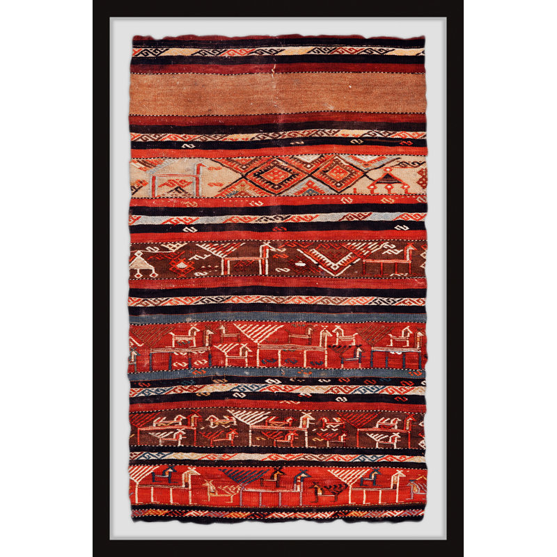 Underground Shelter - Single Picture Frame Painting, 30cm H x 20cm W x 3.81cm D
