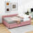 Tayson Full 2 Drawers Upholstered Daybed-129646082