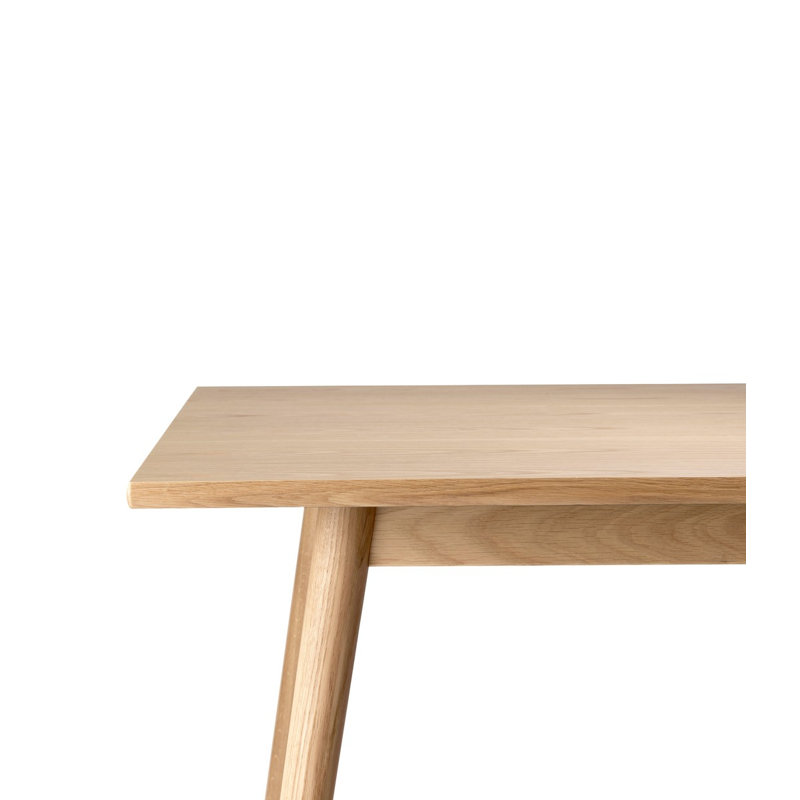 C35A Oak Dining Table, 28.5”H x 63”L x 32.3”W, Nature