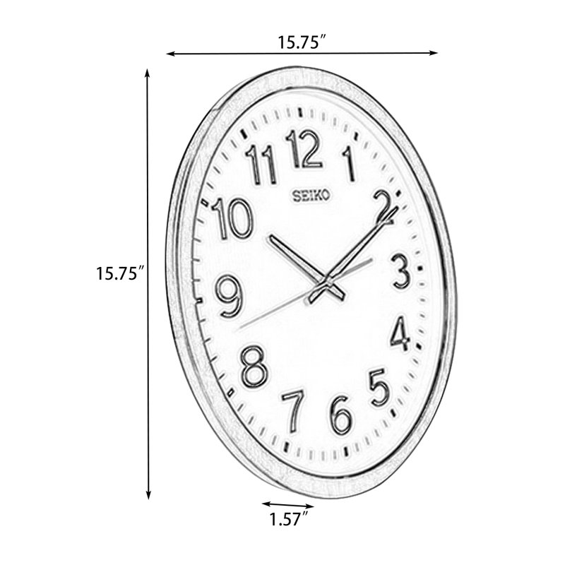Brown Round Analog Wall Clocks