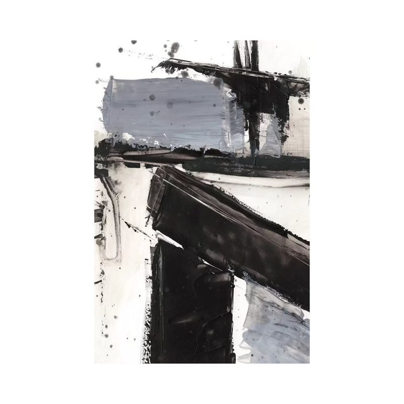 Reproduction d’art, "démolition III" par Ethan Harper, H 40 po x l 26 po x P 1,5 po, Toile tendue, Aucun mat