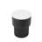 Cole And Grey Metal Ribbed Side End Accent Table With White Marble Tabletop