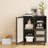 Rattan Buffet Cabinet With Drawers And Adjustable Shelf, Sideboard Storage Cabinet-833155824