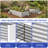 8X4x2ft Large Galvanized Raised Garden Bed Kit With Gloves,Silver-840954990-854802062