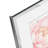 Modern 5 x 7 Floating Glass Tabletop Picture Frame in Silver-67574807