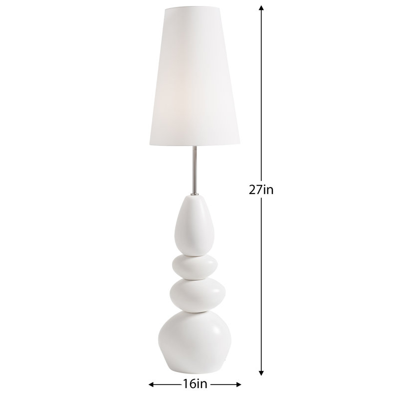Oslo 62.75'' Novelty Floor Lamp, White