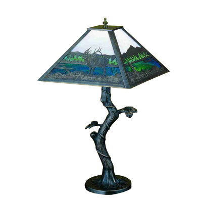 23"H Elk Creek Mission Apple Tree Table Lamp