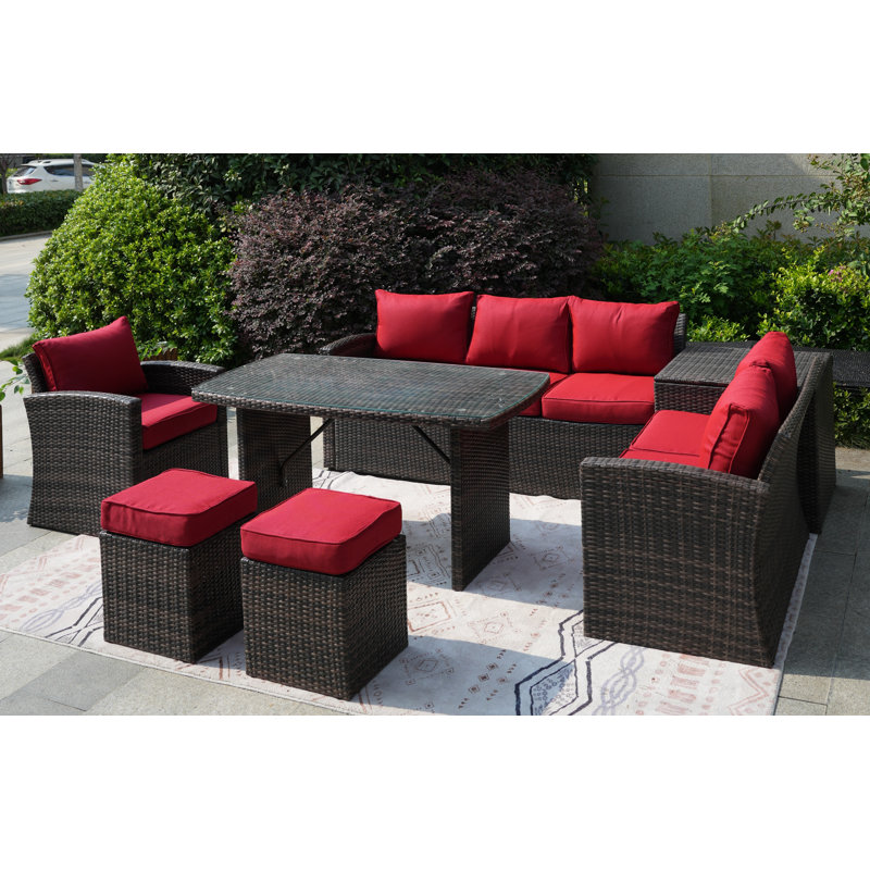 Outdoor 3.93'' Cushion Cover, Red