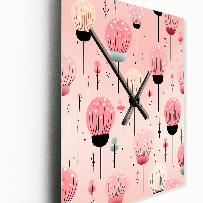 Glam Candle - Horloge murale abstraite, H 28 po x l 12 po x P 1 po